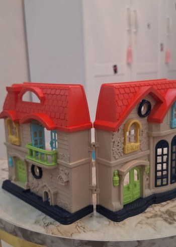 Renkli Oyuncak Ev ve Mobilya Seti - Görsel 8