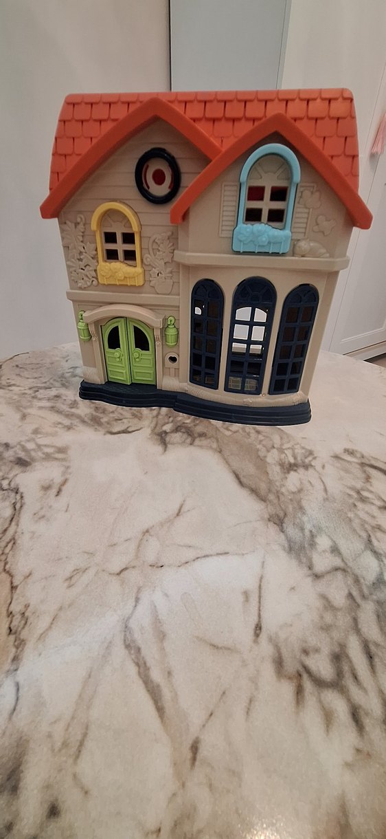 Renkli Oyuncak Ev ve Mobilya Seti - Görsel 3