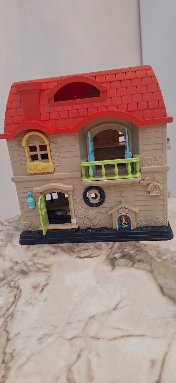 Renkli Oyuncak Ev ve Mobilya Seti - Görsel 5