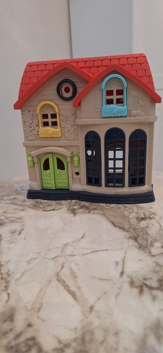 Renkli Oyuncak Ev ve Mobilya Seti - Görsel 4