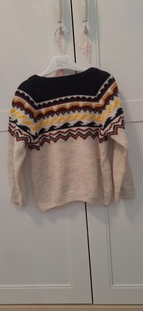 Bohem Tarz Örgü Erkek çocuk yün  Kazak - Görsel 2