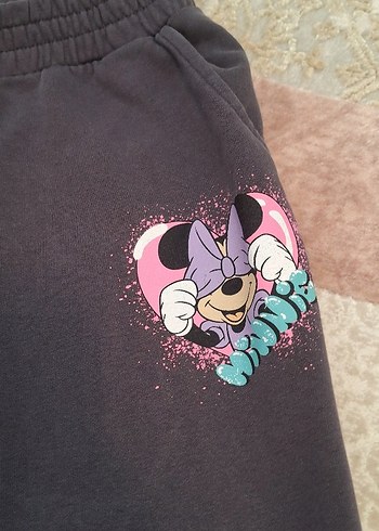 Kız Çocuk Gri Kapüşonlu Sweatshirt ve Eşofman - Görsel 2