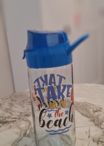 Mavi Çocuk Matara - Plaj Temalı - Görsel 2