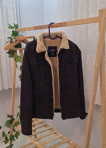 Siyah Süet Kürklü Erkek Ceket - Görsel 2