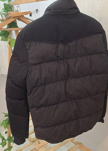 Düğmeli Gri Erkek Midi Mont - Görsel 7