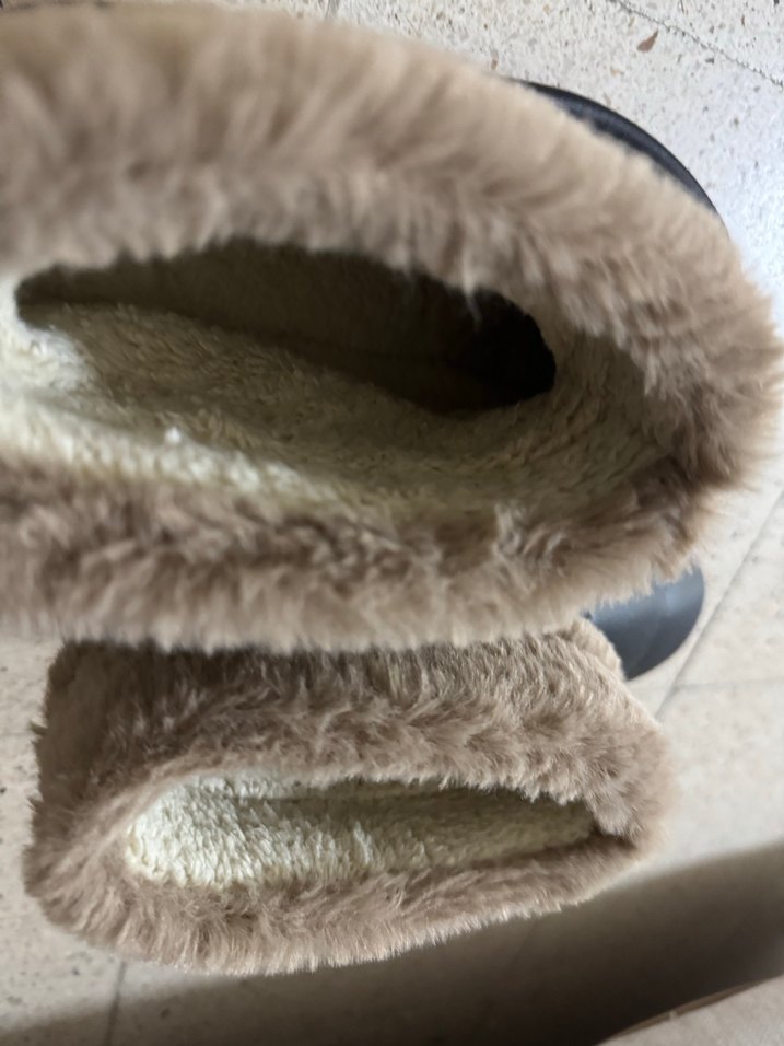 Kahverengi Kürklü Kadın Bot ugg model - Görsel 4