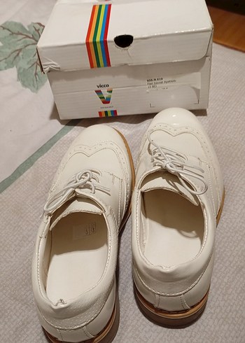 Beyaz Çocuk Özel Gün Ayakkabısı - Görsel 4