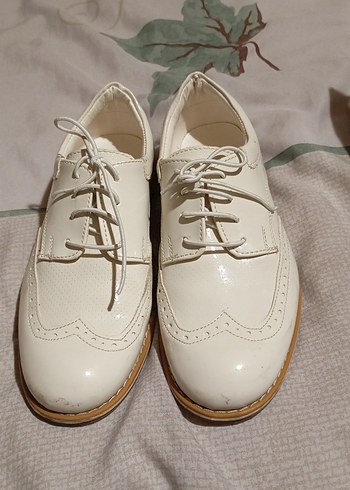 Beyaz Çocuk Özel Gün Ayakkabısı - Görsel 5