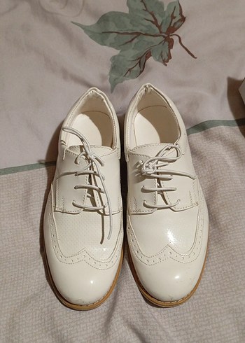 Beyaz Çocuk Özel Gün Ayakkabısı - Görsel 6