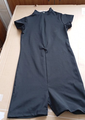 ön fermuar detaylı tulum mayo - Görsel 3