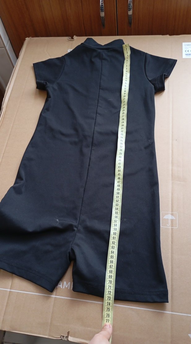 ön fermuar detaylı tulum mayo - Görsel 2