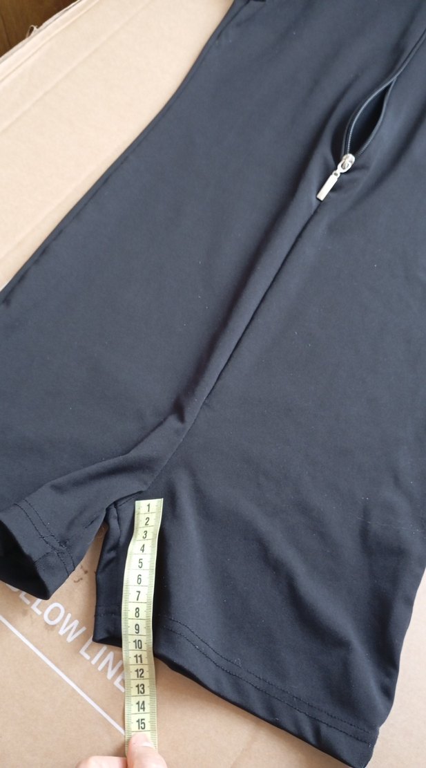 ön fermuar detaylı tulum mayo - Görsel 5