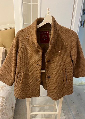 Kahverengi Düğmeli Kadın Ceket - Görsel 2