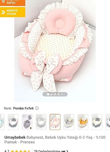 Babynest yatak 