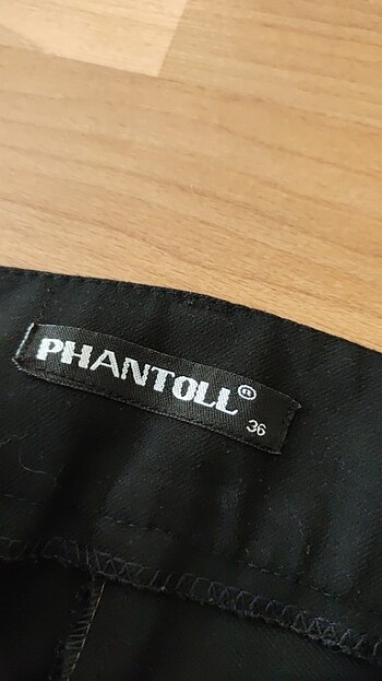 36 Beden siyah Renk Kumaş pantolon