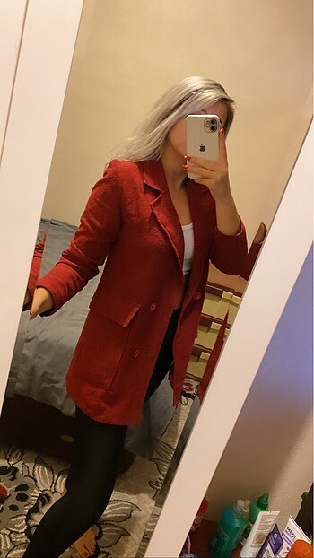 Kaşe blazer ceket