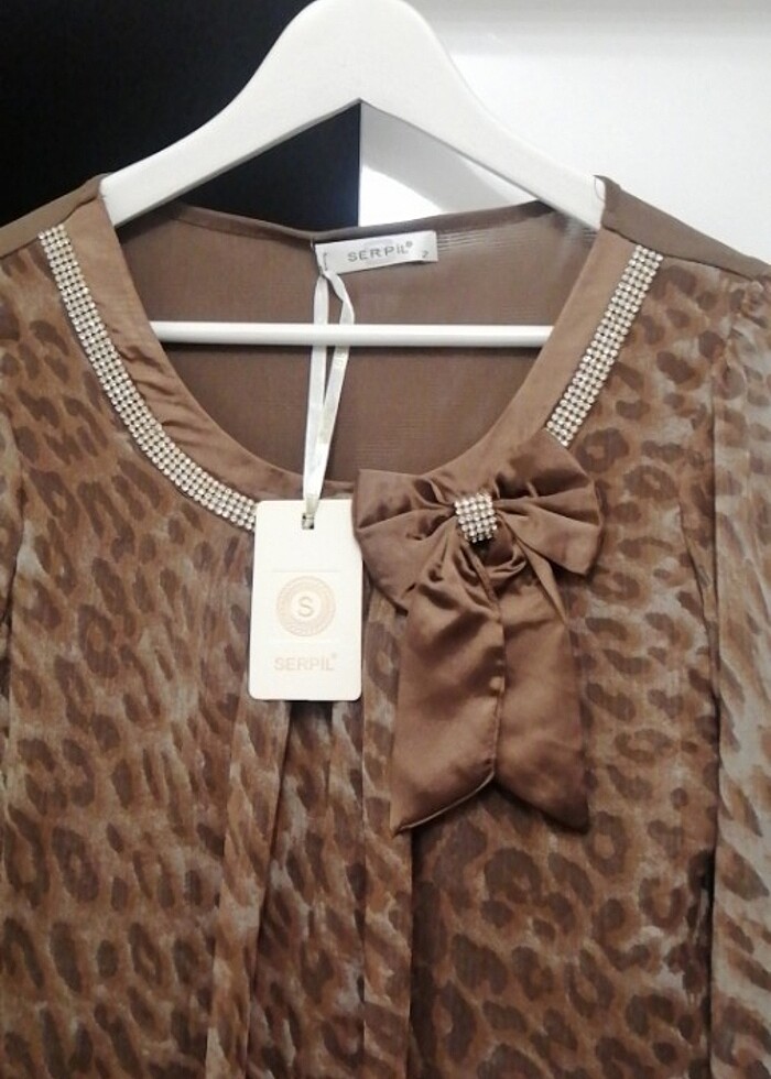Leopar bluz - Görsel 2