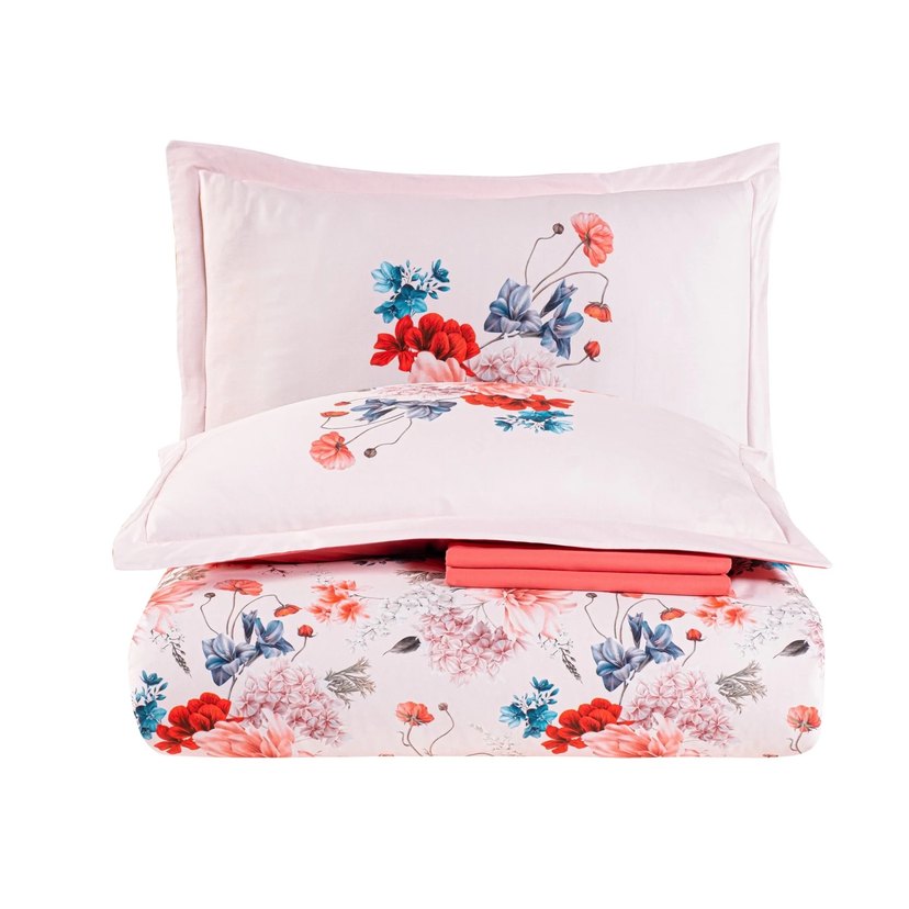 VERO VANNI DIGITAL SATIN DENVER ÇİFT KİŞİLİK NEVRESİM TAKIMI - Görsel 4