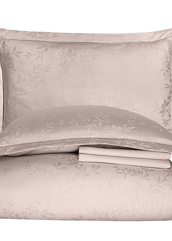 VERO VANNI JACQUARD BREZZA PUDRA ÇİFT KİŞİLİK NEVRESİM TAKIMI - Görsel 4