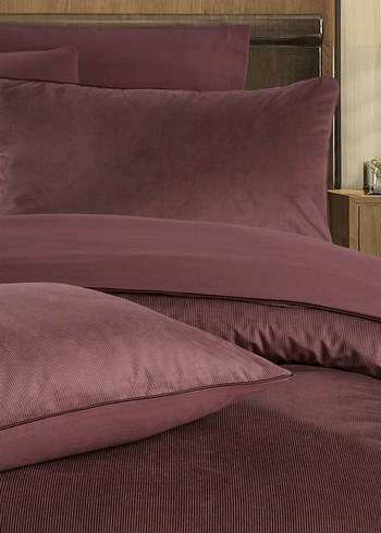 VERO VANNI VELVET NEVRESİM TAKIMI GÜL KURUSU - Görsel 3