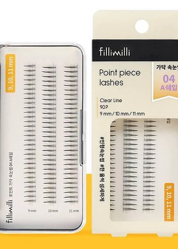 Fillimilli point piece lashes - Görsel 4
