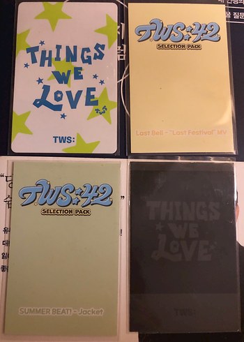 Lee Kyungmin TWS orijinal photocard set - Görsel 2