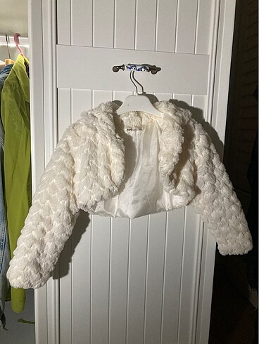 kız cocuk peluş kurklu bolero