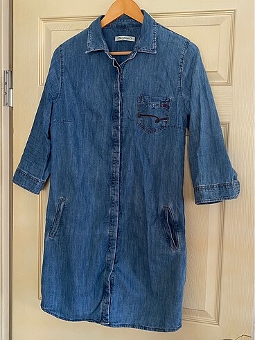 Mavi jeans kot elbise mini