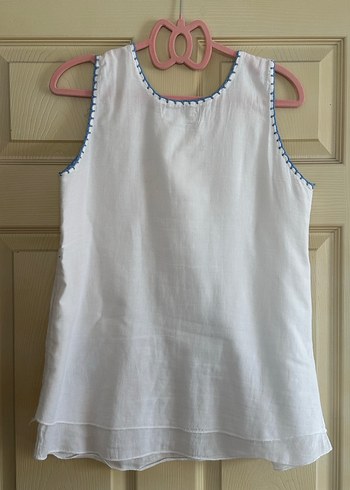 Şile bezi el işleme bluz beyaz M-l beden - Görsel 3