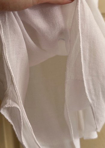 Şile bezi el işleme bluz beyaz M-l beden - Görsel 2