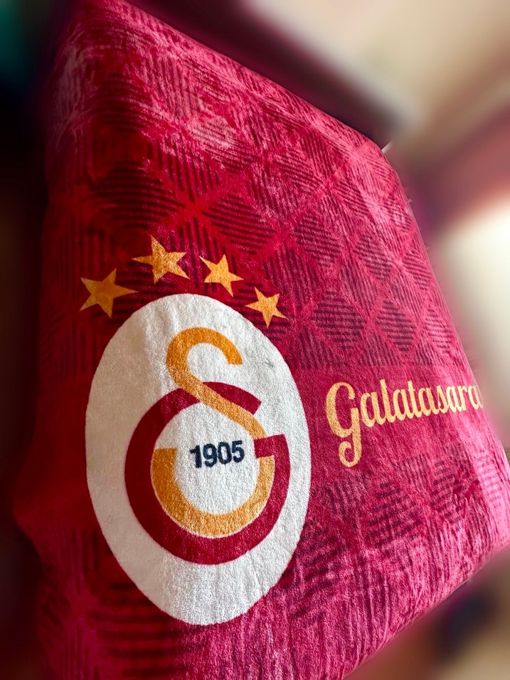 Galatasaray Battaniye Çift Kişilik Taç Lisanslı - Görsel 2