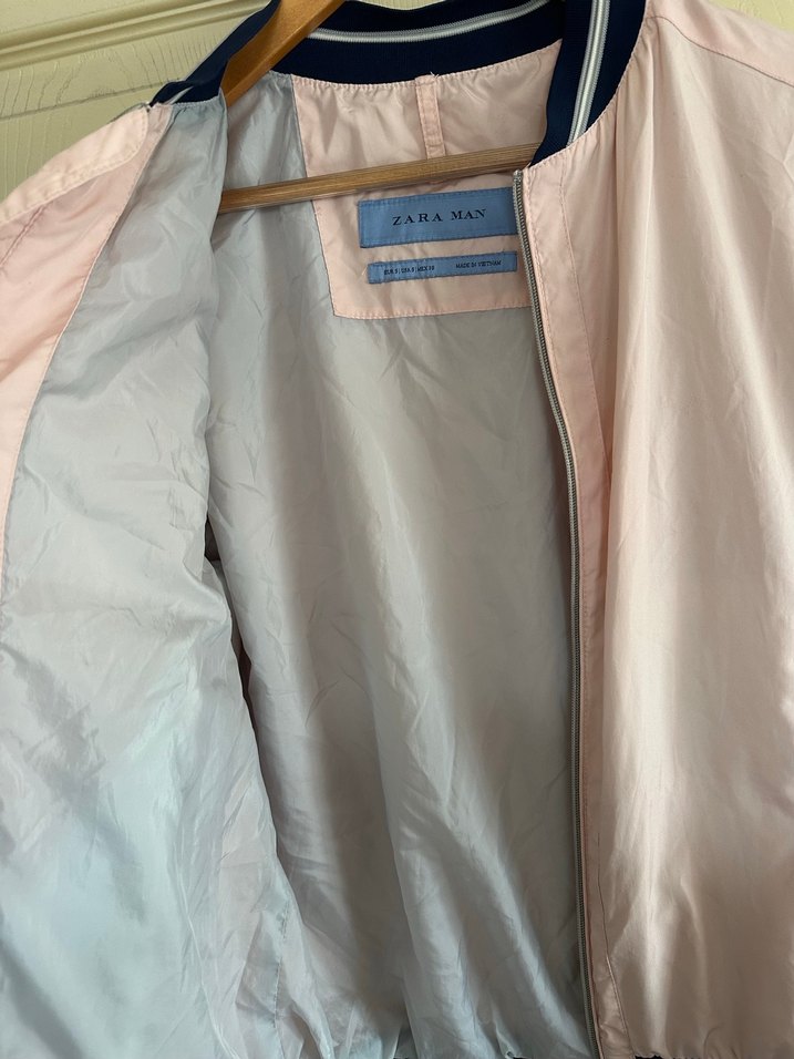 Zara bomber ceket pudra renk s beden - Görsel 4