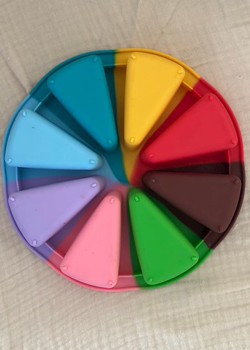 Tantitoni Silikon Renkli Dilimli Kek Kalıbı - Görsel 2