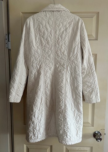 Koton bej kapitone kadın kaban - Görsel 2