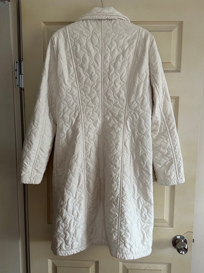 Koton bej kapitone kadın kaban - Görsel 2