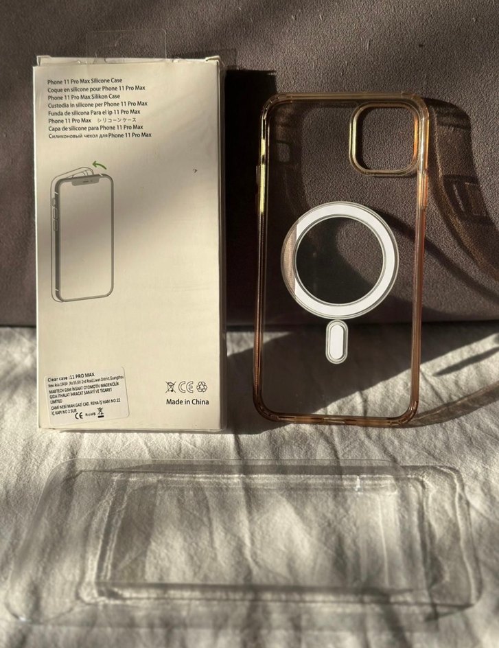 İphone 11 pro max magsafe kılıf şeffaf - Görsel 2