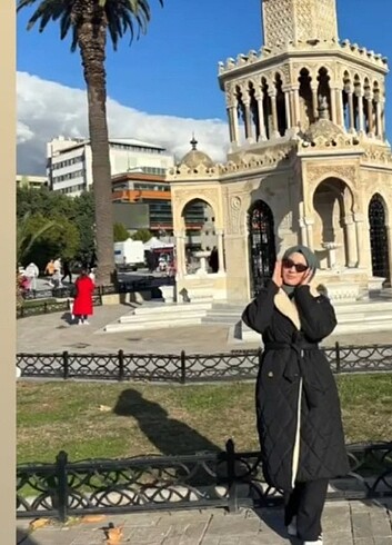 Diğer Siyah bir kere giyilmiş mont