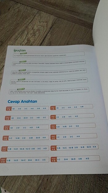  Beden test kitabı 