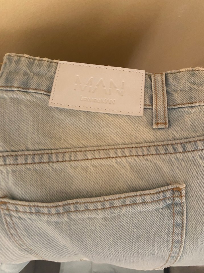 Gri Midi Boy Salaş Kadın Kot Pantolon - Görsel 2