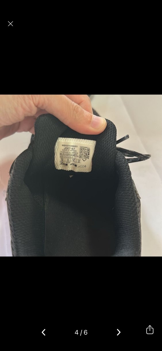 Merrell Siyah Erkek Outdoor Spor Ayakkabı - Görsel 4