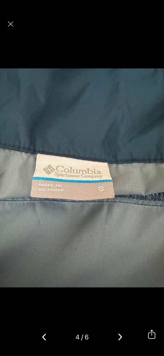 Columbia Erkek Mavi Kapüşonlu Yağmurluk - Görsel 4