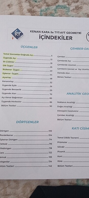  Kenan kara geometri 