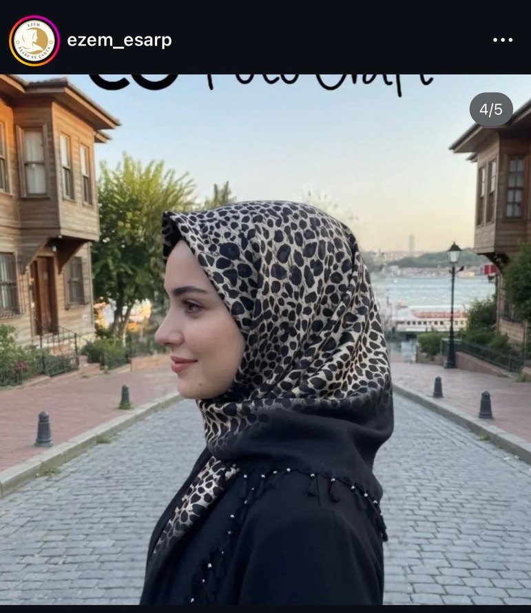 Leopar eşarplar - Görsel 4