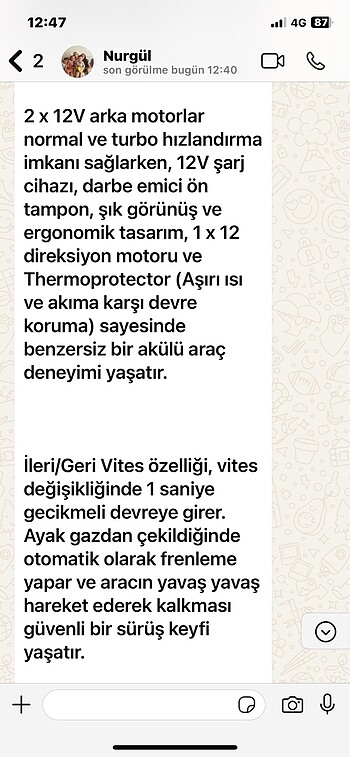 Diğer Pilsan Akülü araba