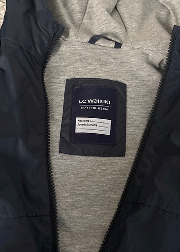 Lacivert Kapüşonlu Fermuarlı Erkek Çocuk Mont - Görsel 2