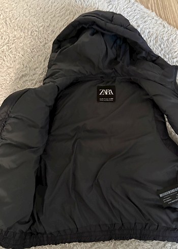 Zara Çocuk Kapüşonlu Fermuarlı Yelek - Görsel 2
