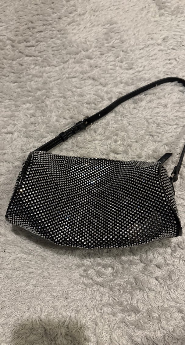 Zara Viral Taşlı Bowling Çanta - Görsel 2