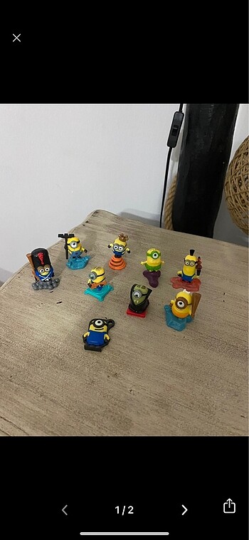  Minions oyuncakları