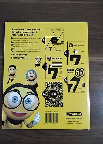 Beden 7.sınıf hız Yayınları Türkçe soru bankası