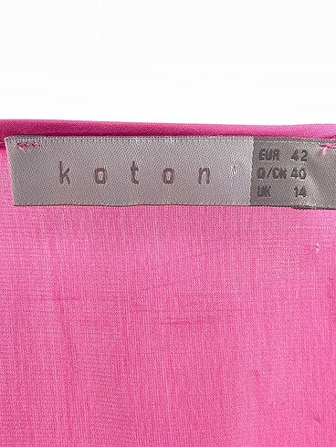 42 Beden pembe Renk Koton Bluz %70 İndirimli.